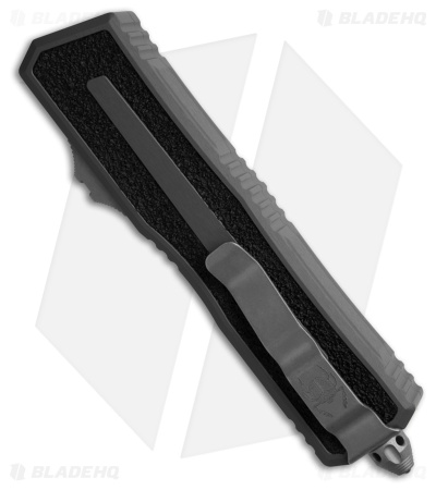Microtech Scarab II Gen III S/E OTF Knife Natural Clear Aluminum (4" Apoc Serr)