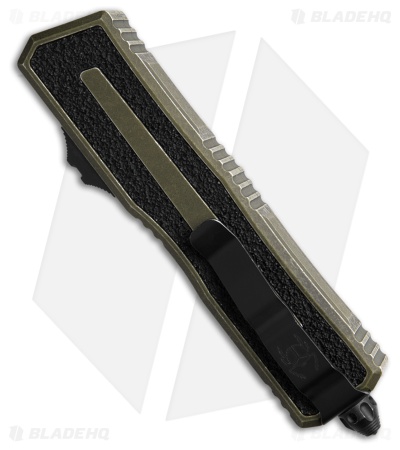Microtech Scarab II S/E Gen III Weathered Grenade Green (4" Green)