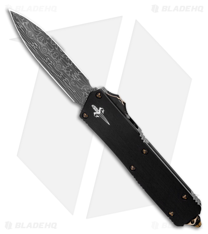 Marfione Custom Scarab ll D/E OTF Automatic Knife (3.5" Vegas Forge Damascus)