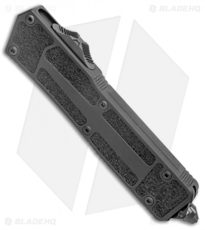 Microtech Signature Series Scarab II Dagger OTF Knife Black (3.75" DLC Serr)