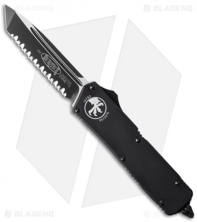 Microtech Scarab Executive Tanto OTF Automatic Knife Tactical (3.5" Full Serr)