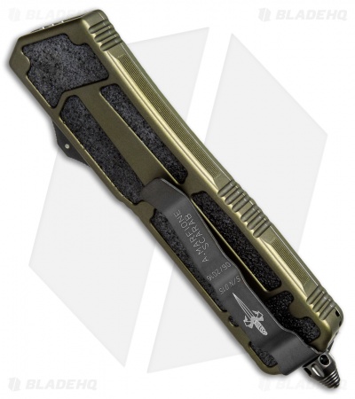 Marfione Custom Scarab D/E OTF Automatic Knife OD Green (3.5" Black DLC/Satin)