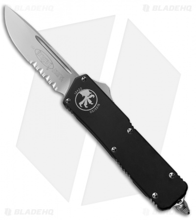 Microtech Executive Scarab S/E OTF Automatic Knife (3.5" Bead Blast Serr) 176-8