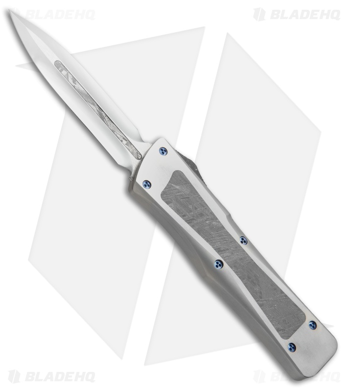 Marfione Custom Troodon D/E OTF Knife Titanium/Meteorite (3" Mirror)
