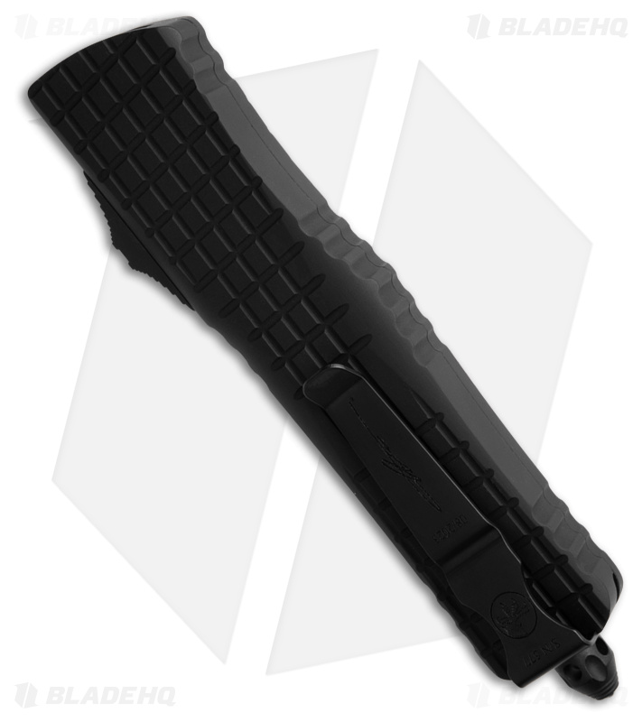 Microtech Combat Troodon Delta D/E Frag OTF Automatic Knife Black Al (3.8" DLC)