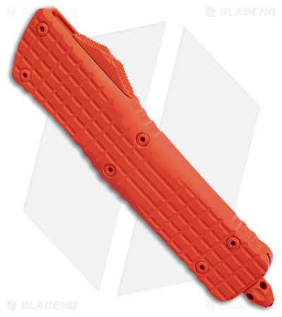 Microtech Combat Troodon Frag HS Rescue OTF Automatic Knife Orange (4" Two-Tone)