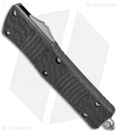 Microtech Combat Troodon Hellhound Tanto OTF Knife CF (3.8" Apocalyptic)