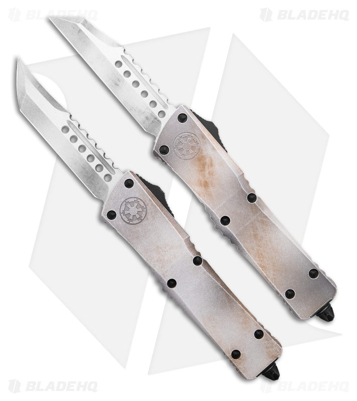 Microtech Combat Troodon Sandtrooper Hellhound+Warhound OTF Automatic Knife Set