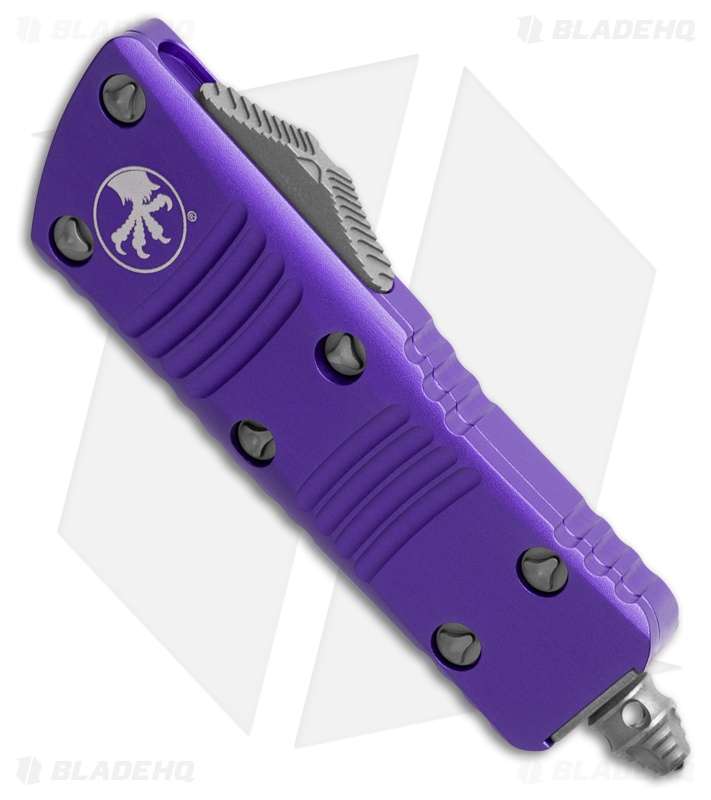 Microtech Mini Troodon Hellhound OTF Purple Al T/E Apoc M390