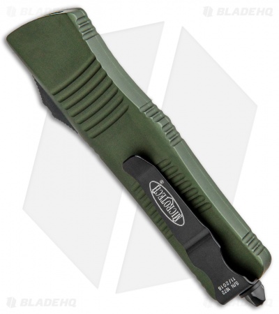 Microtech OD Green Troodon D/E OTF Automatic Knife (3" Black) 138-1OD
