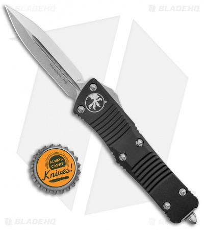 Microtech Troodon Dagger D/E OTF Automatic Knife (3" Stonewash) 138-10