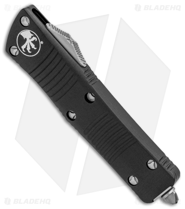 Microtech Troodon D/E OTF Automatic Knife (3" Stonewash Serr) 138-11