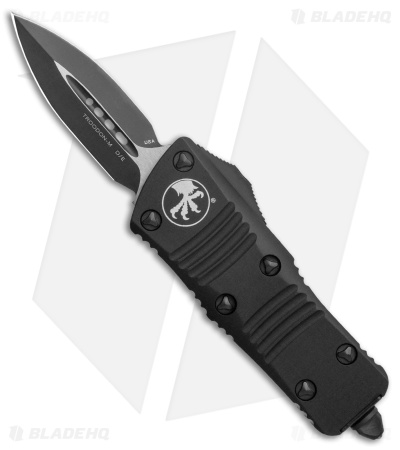 Microtech Troodon Mini D/E CA Legal OTF Automatic Tactical (1.9" Black) 238-1 T