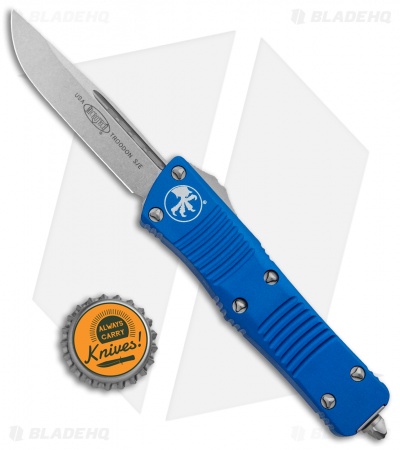 Microtech Troodon S/E OTF Automatic Knife Blue (3" Stonewash) 139-10BL