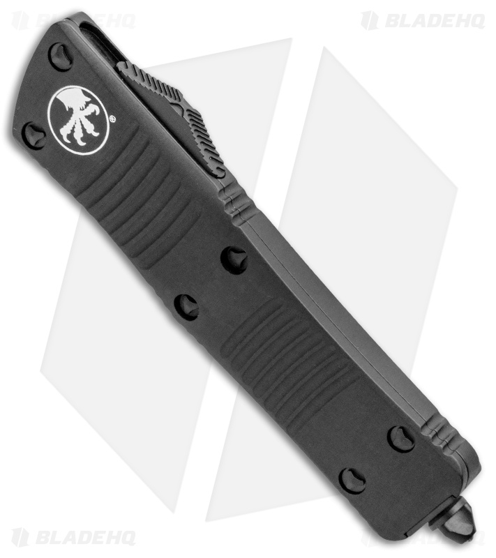 Microtech Troodon | OTF Automatic Knife Tactical Black | Plain + Serr