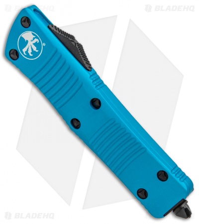 Microtech Troodon S/E OTF Automatic Knife Turquoise (3" Black Serr) 139-2TQ