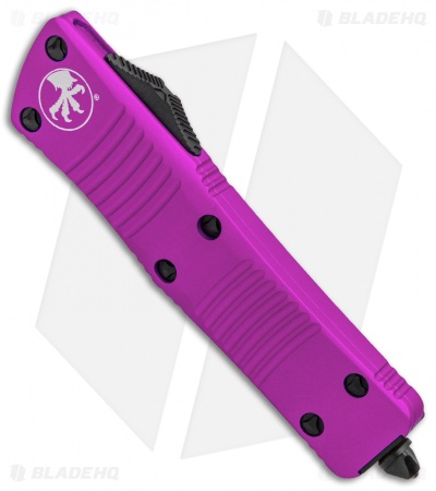 Microtech Troodon S/E OTF Automatic Knife Violet (3" Black Serr) 139-2VI