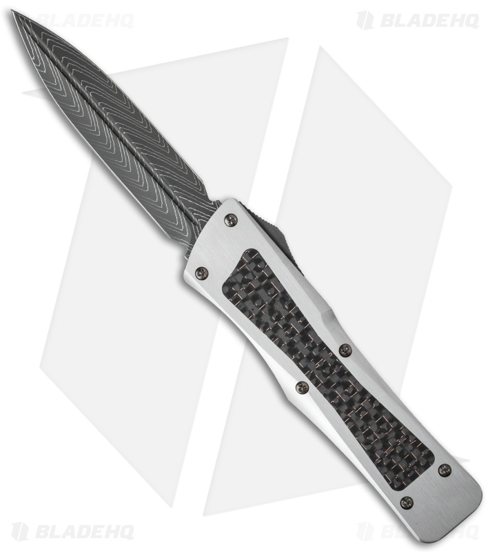 Marfione Custom Troodon OTF D/E Knife Stainless Steel/LSCF (Damascus)