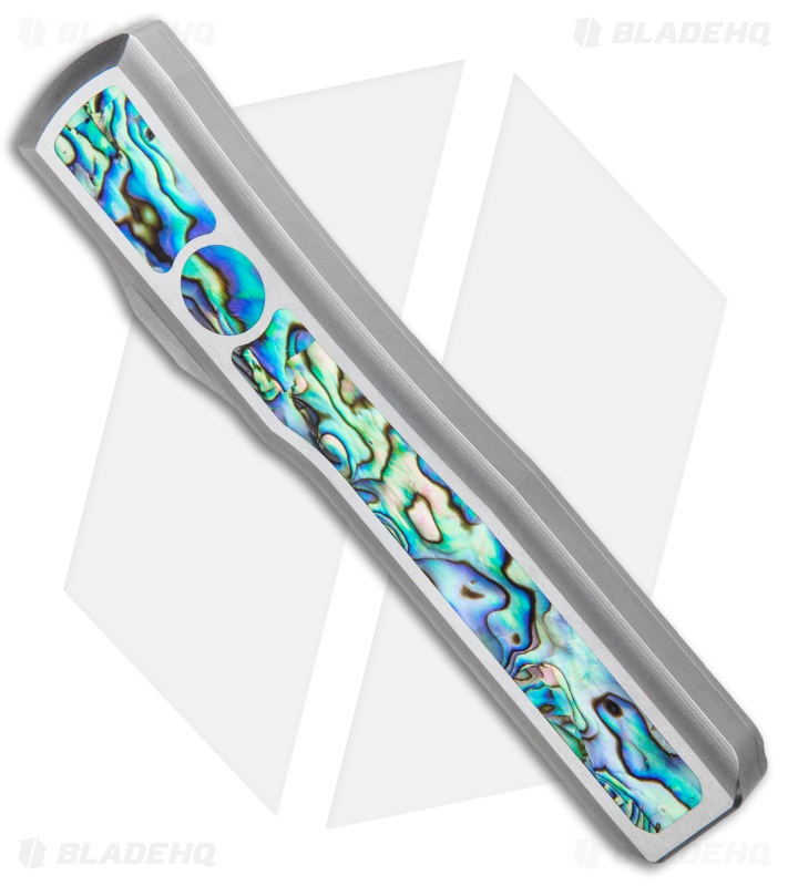 Marfione Custom Ultratech D/A OTF Automatic Knife Abalone (3.3" Mirror) 