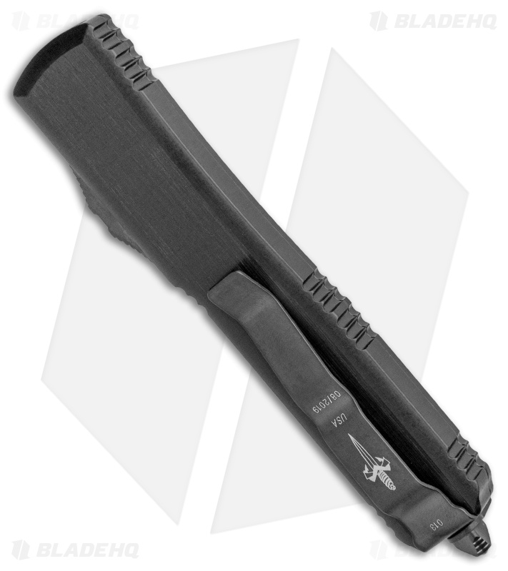 Marfione Custom Ultratech Tanto OTF Automatic Knife (3.4" 2-T DLC Apocalyptic)