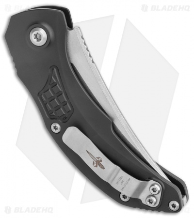 Microtech Bastinelli Custom Prototype Chopper Auto Knife (3.25" Satin/Stonewash)