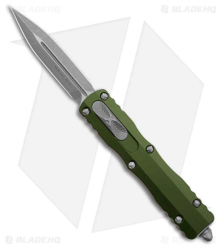 Microtech Dirac D/E OTF Automatic Knife OD Green (2.88" Apocalyptic) 225-10APOD 
