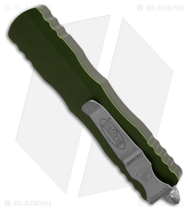 Microtech Dirac D/E OTF Automatic Knife OD Green (2.88" Apocalyptic) 225-10APOD 