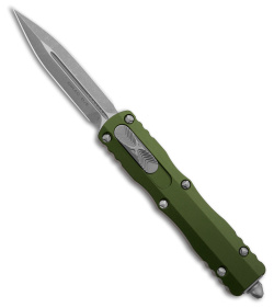 Microtech Dirac D/E OTF Automatic Knife OD Green (2.88" Apocalyptic) 225-10APOD 