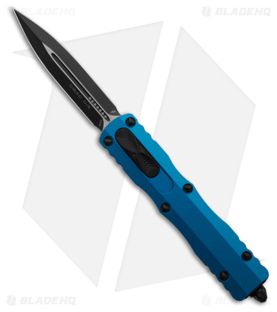 Microtech Dirac DE OTF Automatic Knife Blue (2.88" Black) 225-1BL