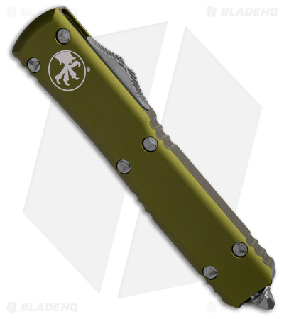 Microtech Ultratech Bayonet Automatic Knife OD Green (3.4" Stonewash) 120-10OD