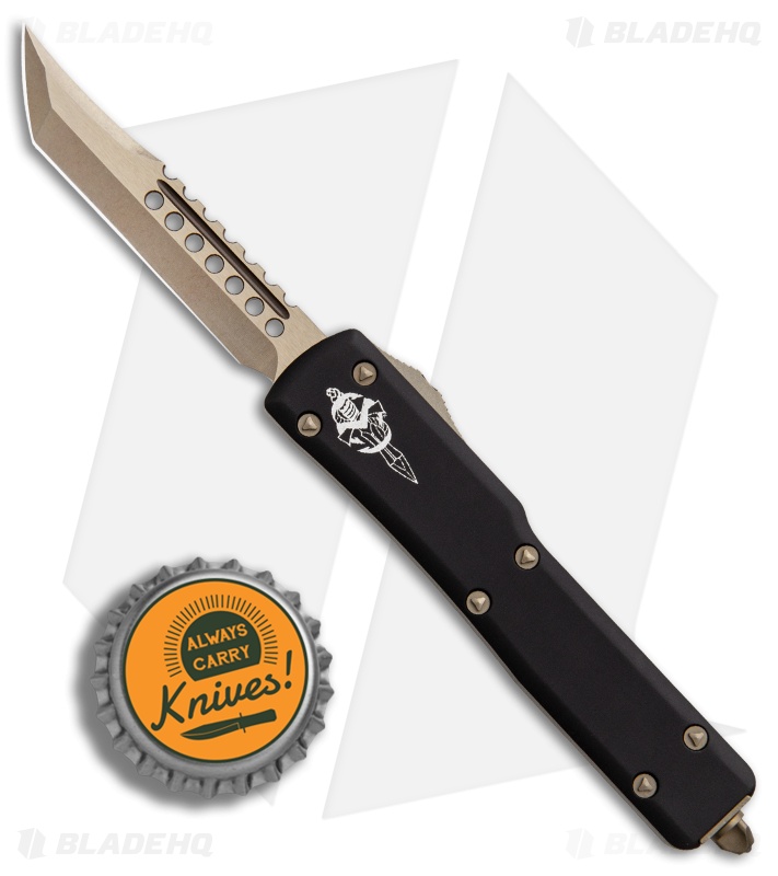 Microtech UTX-70 Hellhound Tanto Black/Bronze SW - Blade HQ