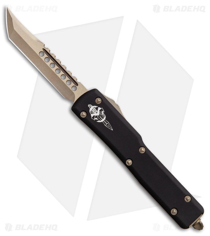 Microtech UTX-70 Hellhound Tanto Black/Bronze SW - Blade HQ