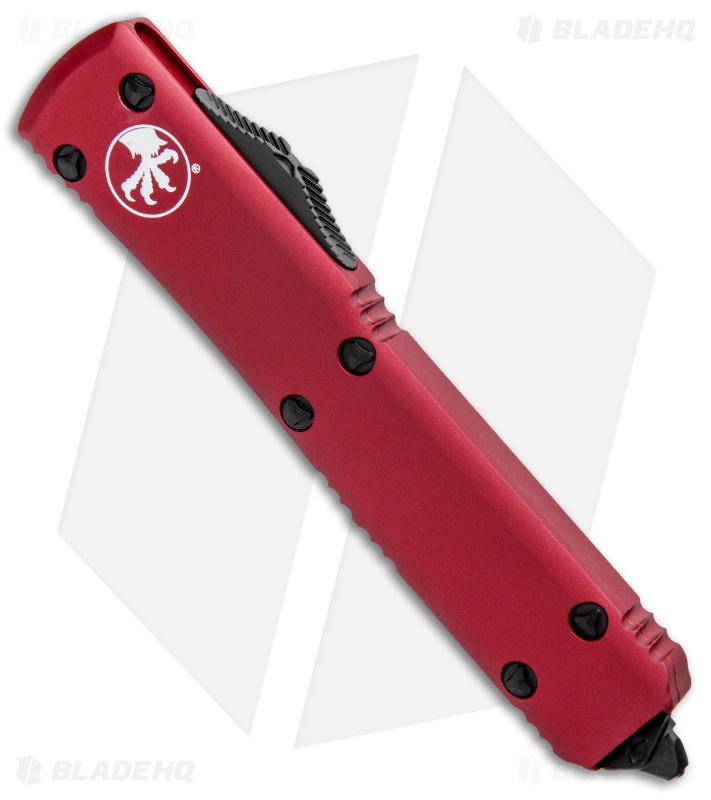 Microtech Ultratech Bayonet OTF Automatic Knife Red (3.4" Black) 120-1RD