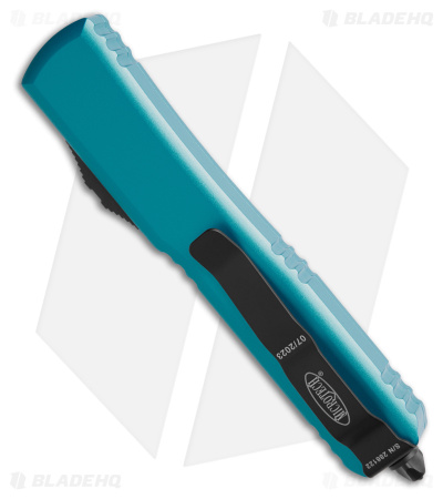 Microtech Ultratech Bayonet OTF Automatic Knife Turquoise (3.4" Black Serr)
