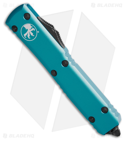 Microtech Ultratech Bayonet OTF Automatic Knife Turquoise (3.4" Black Serr)