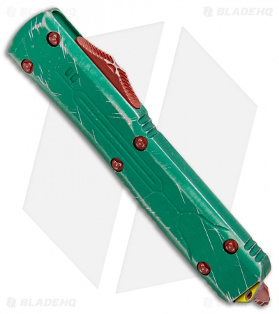 Microtech Ultratech Bounty Hunter OTF Automatic Knife (3.4" Apocalyptic Serr)