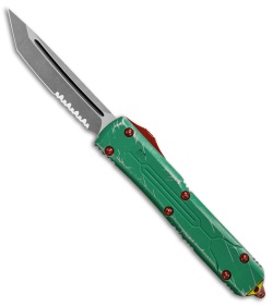 Microtech Ultratech Bounty Hunter OTF Automatic Knife (3.4" Apocalyptic Serr)