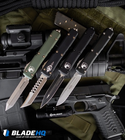 Microtech Ultratech Hellhound Tanto OTF Automatic Knife CC (3.4" Bronze SW)