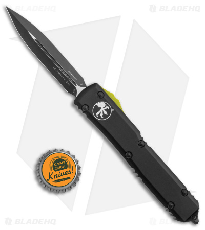 Microtech MagnaCut Ultratech D/E OTF Automatic Knife (3.4" Black)