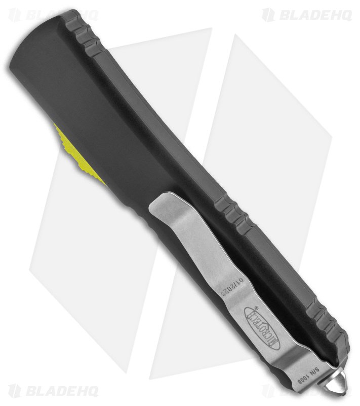 Microtech MagnaCut Ultratech D/E OTF Automatic Knife (3.4" Stonewash)