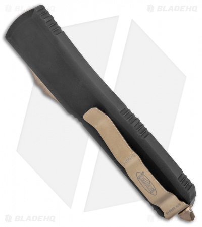 Microtech Ultratech D/E OTF Auto Knife Black (3.4" Bronze) 122-13