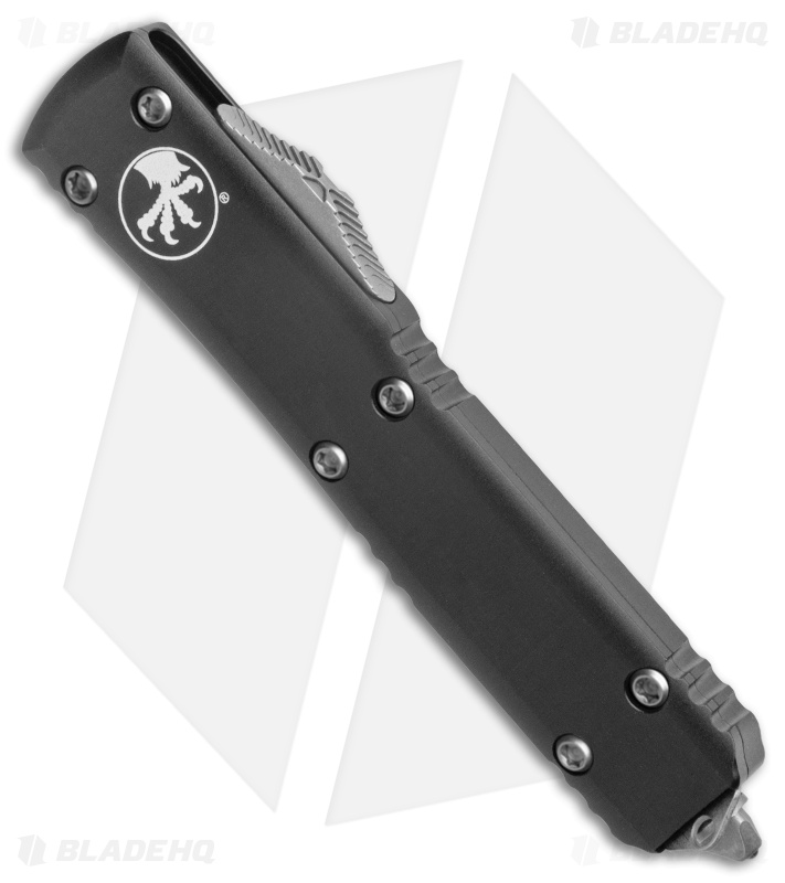 Microtech Ultratech D/E OTF Automatic Knife Black Aluminum (3.4" Apocalyptic)
