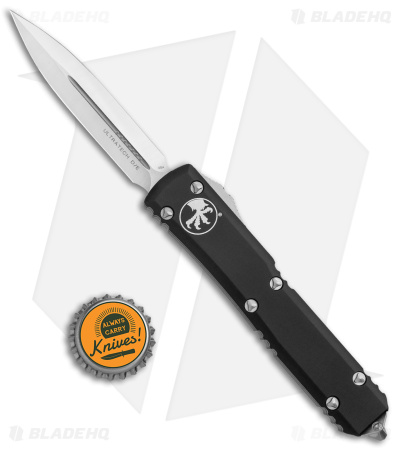 Microtech Ultratech D/E OTF Automatic Knife CC Black (3.4" Satin) 122-4