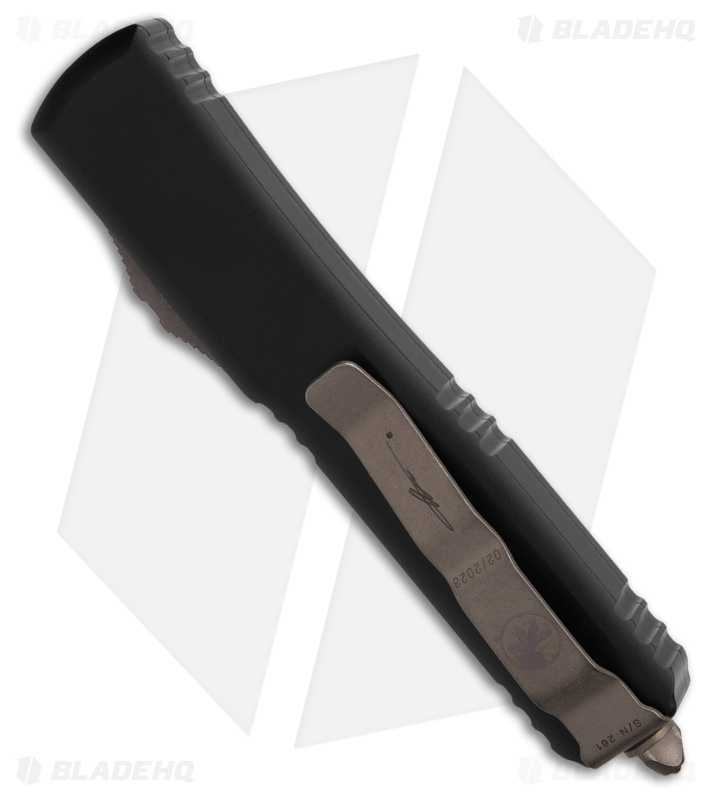 Microtech Ultratech D/E OTF Auto Knife Dead Man's Hand (3.4" Bronze Apocalyptic)