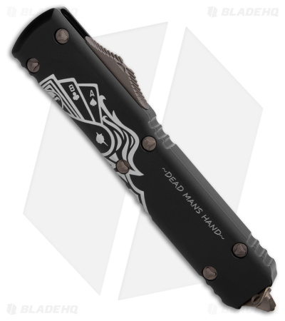 Microtech Ultratech D/E OTF Auto Knife Dead Man's Hand (3.4" Bronze Apocalyptic)