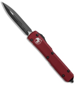 Microtech Ultratech D/E OTF Automatic Knife Merlot (3.4" Black) 122-1MR