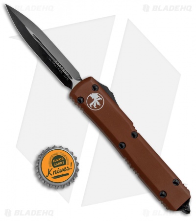 Microtech Ultratech D/E OTF Automatic Knife Tan CC (3.4" Black) 122-1TA