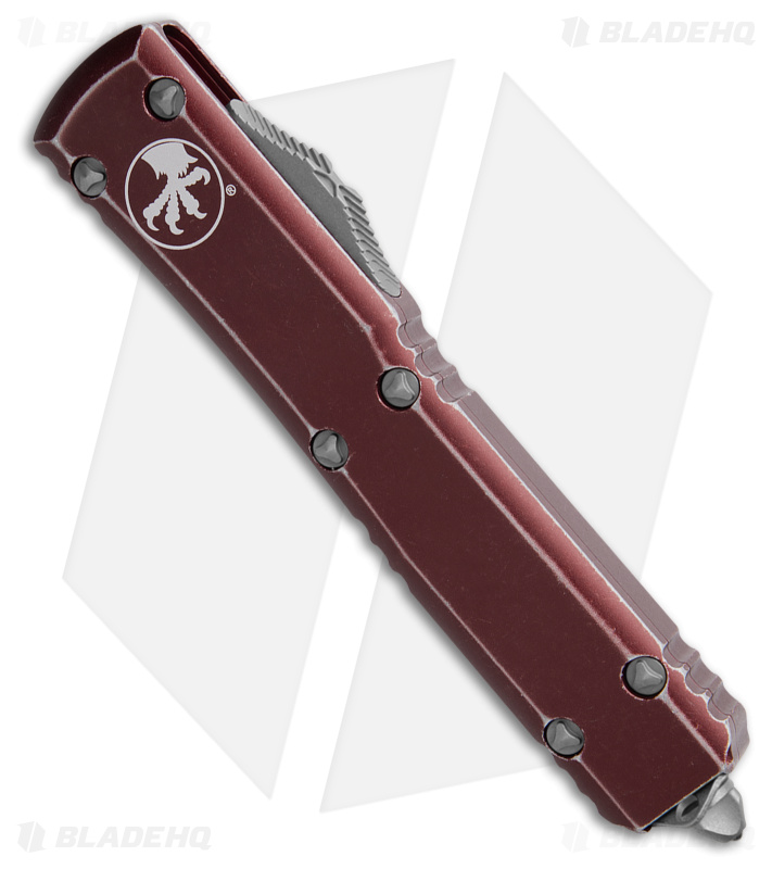 Microtech Ultratech D/E Apoc Full Serr Dist. Red - Blade HQ