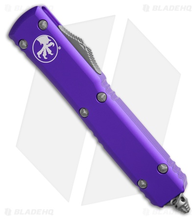 Microtech UTX-85 S/E OTF Automatic Knife Purple Aluminum (3.1" SW Serr)