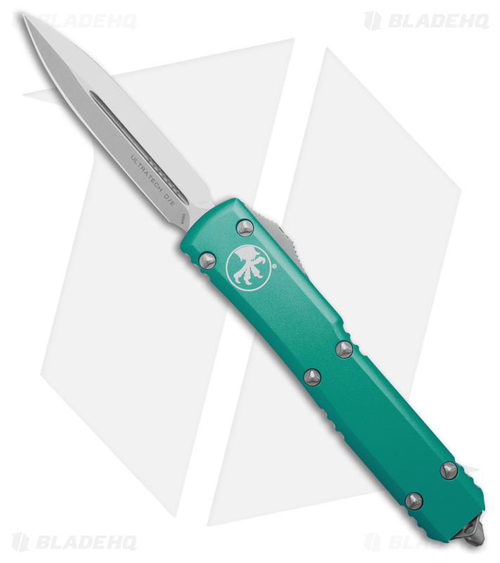 Microtech Ultratech Dagger OTF Knife Turquoise/SW - Blade HQ